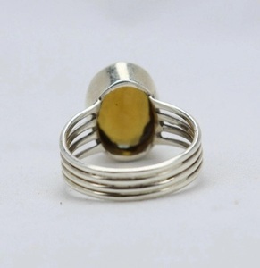 Wholesale Smokey Topaz <b>Silver</b> <b>Ring</b> Handmade <b>925</b> Sterling <b>Silver</b> Gemstone Jewelry for Women - Product Image 4