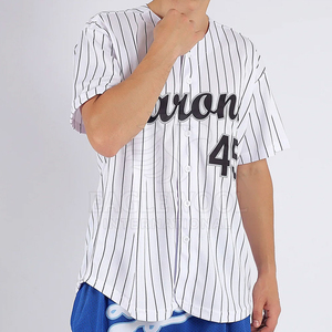 Camiseta de Béisbol/Sóftbol Transpirable al por Mayor, Nuevo Diseño, Alta Calidad, Lisa, Unisex, Talla Grande, 100% Poliéster a Precio Económico - Product Image 6