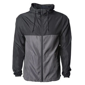 Nouvelles vestes coupe-vent tendance pour hommes, personnalisables avec logo, en toile, à fermeture éclair frontale, de haute qualité, imperméables et résistantes au vent, très vendues - Product Image 3
