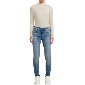 OEM ODM Womens Studio Regular Fit <b>Denim</b> <b>Jeans</b> <b>Soft</b> Stretch Breathable Casual Cute Embroidery Floral Print Everyday Wholesale - Product Image 1