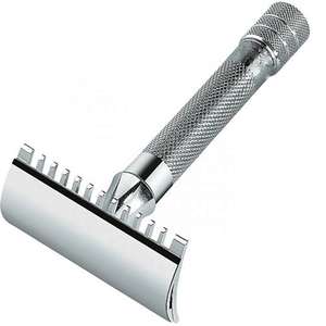 Rasoir de sécurité en gros Prestige Classic à double tranchant réutilisable à lame unique en acier inoxydable écologique 15g - Product Image 2