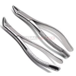 Premium 2 Pcs Manual Dental Extracting Forceps Set German Stainless Steel 150s 151s Upper Lower Molars Incisors Extraction - Product Image 1