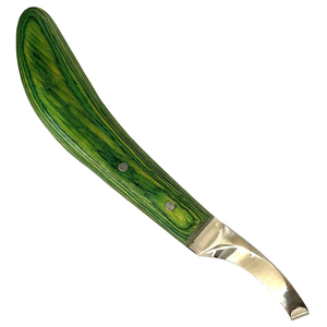 Cuchillo para Pezuñas de 7 Pulgadas con Hoja Curva de Acero Inoxidable y Mango de Madera, Herramienta Profesional Ajustable para Herradores de Caballos y Cabras, MOQ Bajo - Product Image 5