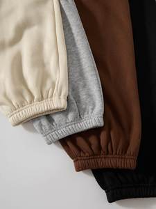 Mens Hip Hop Casual Custom Mid Nonwoven Eco-Friendly <b>Waterproof</b> 100% Cotton Joggers Track Pants Outdoor Straight Oversized Pants - Product Image 5