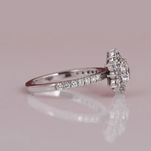 Anillo de diamante cultivado en laboratorio con corte redondo, certificado por IGI, anillo de boda personalizado, proveedor mayorista - Product Image 3