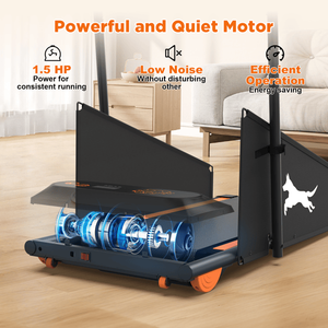 Durable Pet Dog Treadmill for Small to Medium Sized Dogs up to 220 LB <b>Running</b> <b>Machine</b> for Canine Fitness - Product Image 3