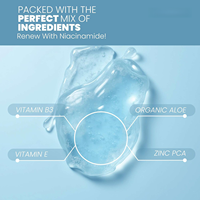Sérum Visage Éclaircissant Anti-Pores Dilatés à 12% de Niacinamide, Zinc PCA, Acide Hyaluronique, Vitamine E et Aloe Vera – Marque Blanche – 30ml/100ml