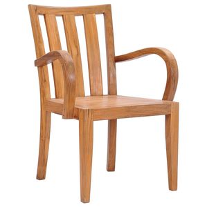 Solid Wood <b>Dining</b> <b>Chair</b> Traditional Design Stable Outdoor Furniture With Armrests Modern Home Use - Product Image 3