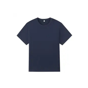 T-shirts vierges 100 % coton épais, blancs unis, personnalisables, pour hommes, coupe oversize, col rond, prix de gros - Product Image 3