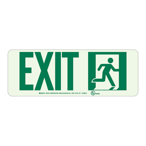 Panneau de signalisation d'urgence Brady haute visibilité, durable, pour intérieur et extérieur - Product Image 1