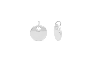 Colgante de disco redondo liso - Product Image 1