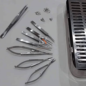 ชุดเครื่องมือผ่าตัดขนาดเล็กแบบแมนนวล ราคาดีที่สุด ชุดพื้นฐาน 17 ชิ้น ผลิตจากสแตนเลส ได้รับการรับรองมาตรฐาน CE ISO ระดับ Class I Surgiright - Product Image 4