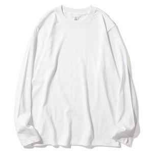 Camiseta de Mujer, Talla Grande, Estilo Nuevo, Blanca, Manga Larga, Hombros Caídos, Holgada, Transpirable, Informal, para Estudiantes - Product Image 6