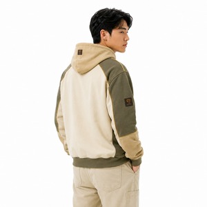 Top Quality Men <b>Vintage</b> Zip Hoodie <b>Oversized</b> Heavyweight <b>Sweatshirt</b> For Casual Fashion And Daily Comfort - Product Image 2