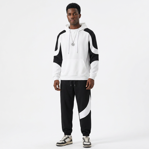 Conjunto Deportivo Unisex con Capucha y Pantalones con Cordón, Estilo Casual, Transpirable, Ecológico, 100% Algodón, para Verano - Product Image 3