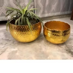 Maceta de Metal Resistente, Maceta Decorativa para Plantas de Interior y Exterior, para Hogar, Jardín, Balcón, Sala de Estar - Product Image 2