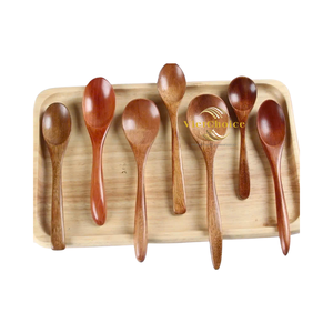 Rustic Style Wooden <b>Spoon</b> Natural Wood Cooking Utensil for Kitchen Use - Product Image 3