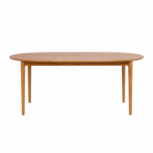 <b>Oval</b> Teak <b>Dining</b> <b>Table</b> Scandinavian Modern Design Stable Home Furniture <b>8</b> Seater Waterproof Eco-Friendly Durable - Product Image 1