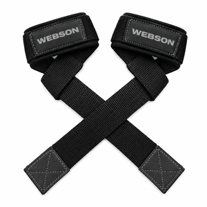Sangles de levage WABSON SPORTS unisexes en coton de haute qualité, réglables, légères et antidérapantes pour la gym et l'entraînement physique, personnalisables - Product Image 3