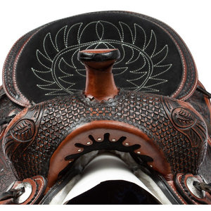 Couverture de selle de cheval western de haute qualité en cuir premium et coton, tailles et couleurs personnalisées, fabriquée au Pakistan, pour selle Visitor - Product Image 6