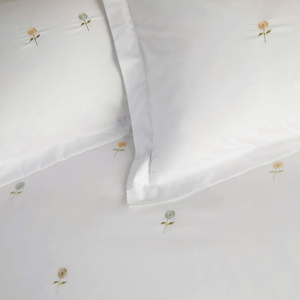 Quang Thanh Embroidery Custom Wholesale Wearable Breathable Home Sunflowers 250TC Cotton European-American Style Duvet Cover - Product Image 2