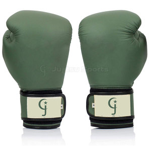 Gants de boxe d'entraînement en cuir personnalisés en gros, durables, légers, écologiques, anti-humidité, coupe-vent, avec fermeture auto-agrippante - Product Image 2