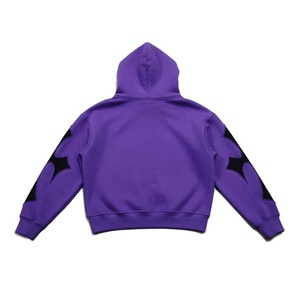 Custom Men’s Casual <b>Designer</b> Cropped Hoodie 100% Polyester Custom Embroidery Graphic Printed Streetwear Hoodie - Product Image 6