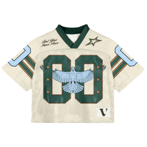 Custom V-Neck Boxy Sublimated Jersey Camisetas Impreso Fútbol Vintage Boxy Oversized Retro Mesh Soccer Jersey Para Hombres 2025-26 - Product Image 5