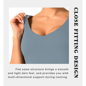 เสื้อชั้นในกีฬาผู้หญิงแบบสั่งทำพิเศษ คุณภาพสูง ราคาถูก แห้งเร็ว ขายส่ง - Product Image 2