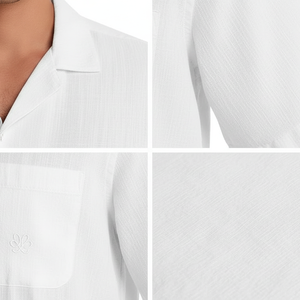 เสื้อเชิ้ตฤดูร้อนลำลองสำหรับผู้ชาย ปกคอพับ ทรงหลวม ผ้าระบายอากาศดี ขายส่ง สไตล์ทันสมัย - Product Image 2