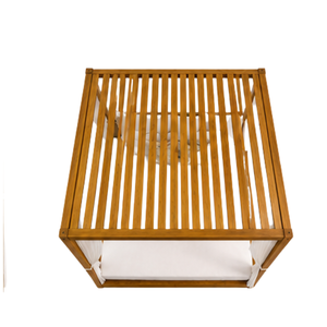 ARTERRA - Tumbona de Playa Moderna y Lujosa de Teca para Exteriores, con Cojines, Resistente al Agua y a la Intemperie, para Jardín, Patio, Hotel, Villa - Product Image 3