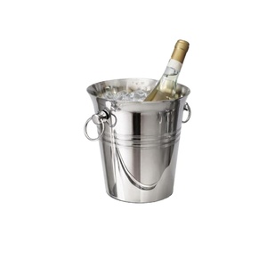 Cubo de Hielo con Acabado Espejo, Acero Inoxidable, Artículos de Regalo, Impresión de Logotipo Personalizado, Enfriador de Champán, Cubo de Hielo Hermético, Artículos de Decoración para el Hogar - Product Image 1