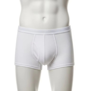 Calzoncillos Bóxer de Algodón Azul Sólido para Hombre, Suaves, de Tiro Medio, Sin Costuras, Transpirables, Tejidos para Todas las Estaciones - Product Image 2