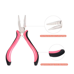 Pinzas de Extensión de Cabello de Alta Calidad al por Mayor, Pinzas para Cápsulas, Pinzas para Extensión de Cabello Plat Nose, Herramientas para Extensión de Cabello en Venta - Product Image 3