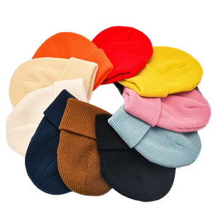 หมวกบีนนี่สีพื้นขายดี ราคาส่ง สไตล์สตรีทแวร์ หมวกบีนนี่ลายแจ็คการ์ด สำหรับขายออนไลน์ - Product Image 3