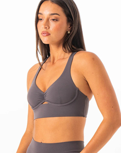 Women's High Support <b>Racerback</b> Premium Quality Sports <b>Bra</b> Breathable Spandex/Polyester Eco-Friendly Anti-Bacterial 180 g - Product Image 2