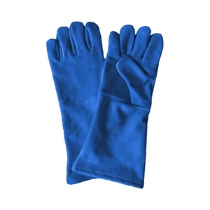 Best Performance Cowhide Split Leather <b>Gloves</b> Smooth Texture Heat Spark Resistant for Firefighting Construction Welding - Product Image 5