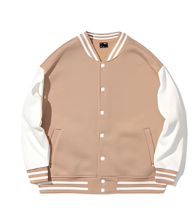 แจ็คเก็ตวาร์ซิตี้ขนาดใหญ่พิเศษ ผ้าขนสัตว์พรีเมียม แขนหนัง  แบบ Letterman เสื้อเบสบอล  ปักโลโก้แบบเชนิลล์  แฟชั่นสไตล์เรโทร - Product Image 3