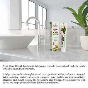 NGOC CHAU Dentifrice Blanchissant Naturel à Base de Plantes Formule Douce et Sûre pour un Éclat Sain et une Haleine Fraîche Soins Buco-dentaires Quotidiens Souriants à Domicile - Product Image 2