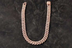 Chaîne cubaine en argent 925 personnalisée avec moissanite, certifiée GRA, collier de mode pour hommes et femmes - Product Image 2