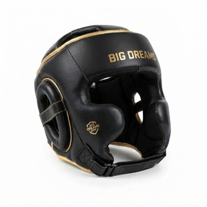 Protector de Cabeza de Boxeo de Cuero con Logotipo Personalizado, Equipo de Protección Profesional para Sparring, Protector de Cabeza para MMA, OEM, ODM - Product Image 4