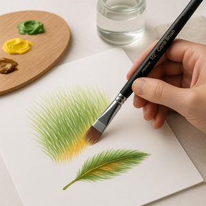 Set di 4 Pennelli Professionali per Pittura Acrilica/Olio/Acquerello, Set di Spazzole per Artisti - Product Image 2