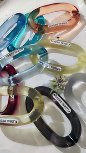 Custom Home <b>Decor</b> Resin Chain Links with High Transparency and Multiple Color Options - Product Image 4