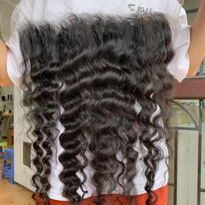 Cabello Humano Rizado Birmano HD Lace 13x4 13x6 100% Natural con Línea de Cabello Natural y Cierre de Encaje de Cabello Humano Crudo con Cutícula Alineada - Product Image 1