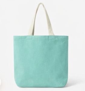 Sac de shopping en toile brodé avec logo personnalisé, grande capacité, réutilisable, en coton, robuste, sac écologique pour femmes - Product Image 2