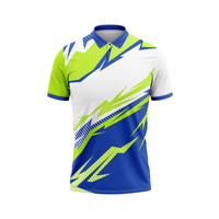 Conjuntos de Camisetas Polo Personalizadas sin Costuras con Estampado Lightning, de Spandex/Poliéster, Unisex, para Tenis, Pickleball, Ropa Deportiva Transpirable que Absorbe el Sudor