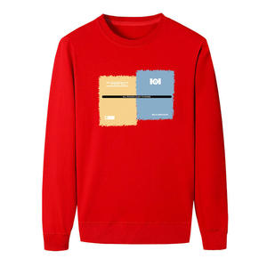 Sweat-shirt à col rond unisexe en molleton de coton épais, personnalisable avec logo, haute qualité, tendance actuelle, pour hommes - Product Image 4