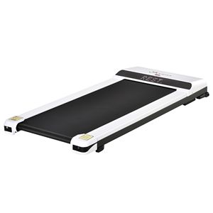 Tapis Roulant Domestico Bianco con Monitor LED, Telecomando, Pieghevole, per Jogging e Camminata, Peso Massimo Utente 120kg, Test Frequenza Cardiaca - Product Image 1