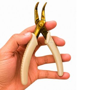 High Quality Bent Nose Needle Nose Pliers 5 Inch Stainless Steel Jewelry Making Curved Needle Nose Tool Customized Options - Product Image 6