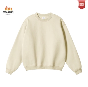 Sudadera DYNAMEL para Hombre, Cuello Redondo, Color Crema, Estilo Pullover, Manga Raglán, Corte Regular, Sin Forro - Product Image 5